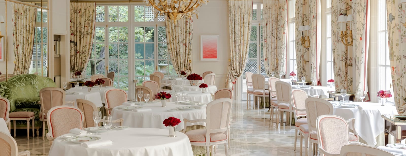 Hotel Le Bristol Paris, at the table