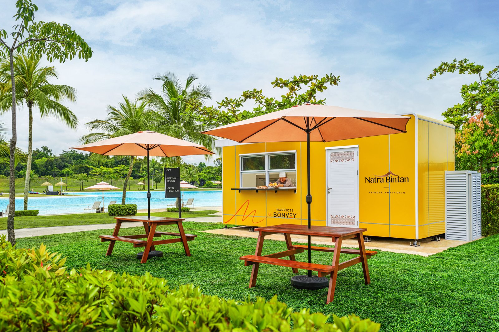 Natra Bintan, a Tribute Portfolio Resort, the patio restaurant & bar