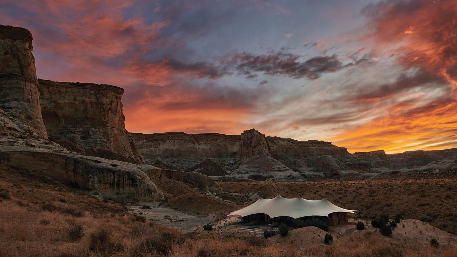 Camp Sarika at Amangiri, backstory