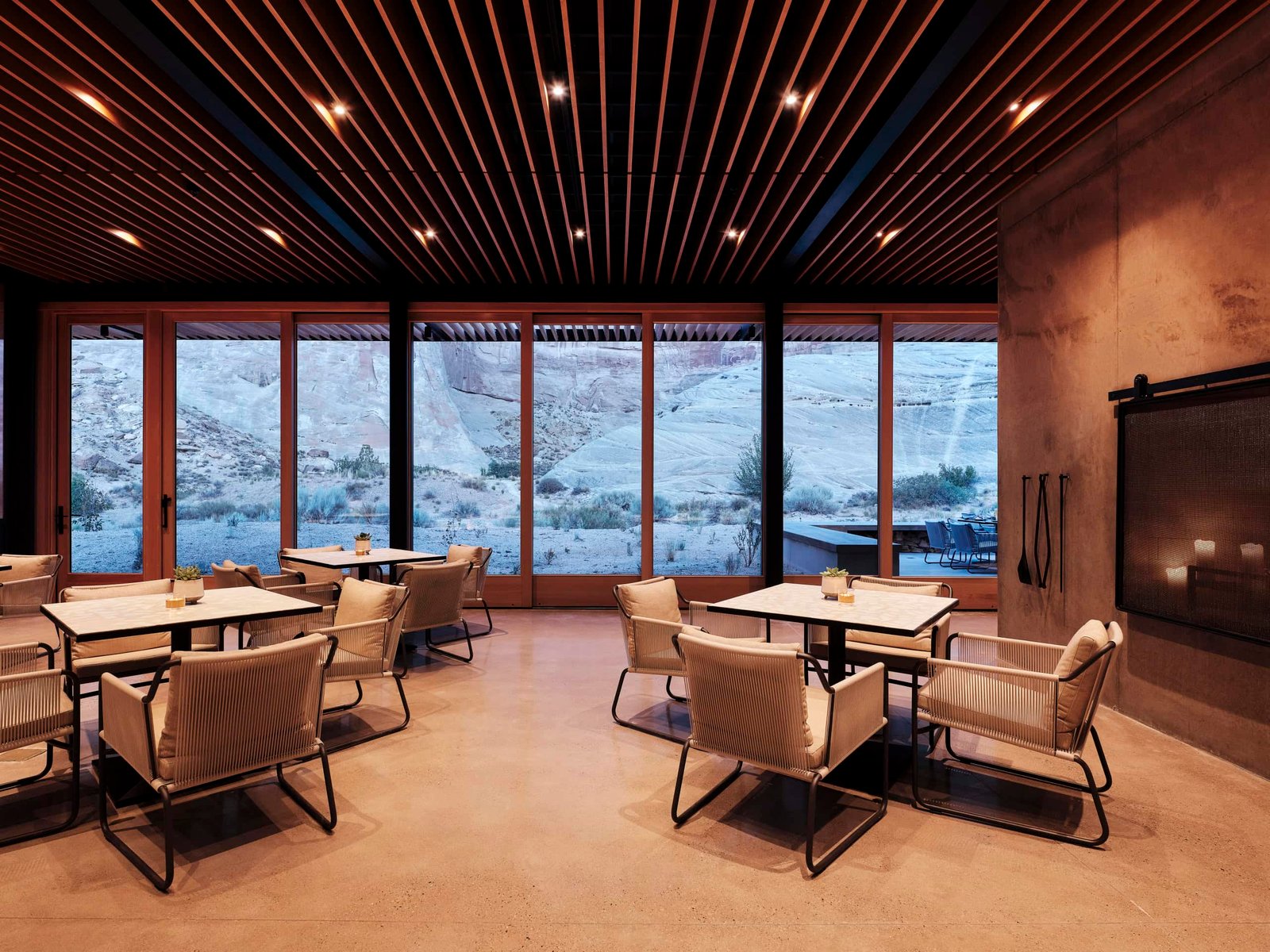 Camp Sarika at Amangiri, eat & drink