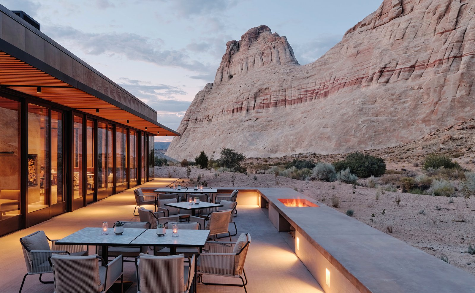 Camp Sarika at Amangiri, eat & drink