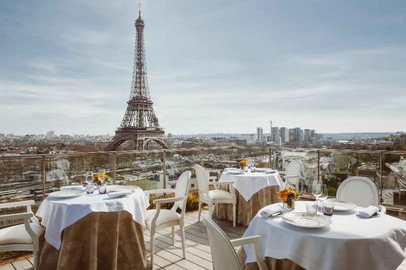 Shangri-La Paris, at the table