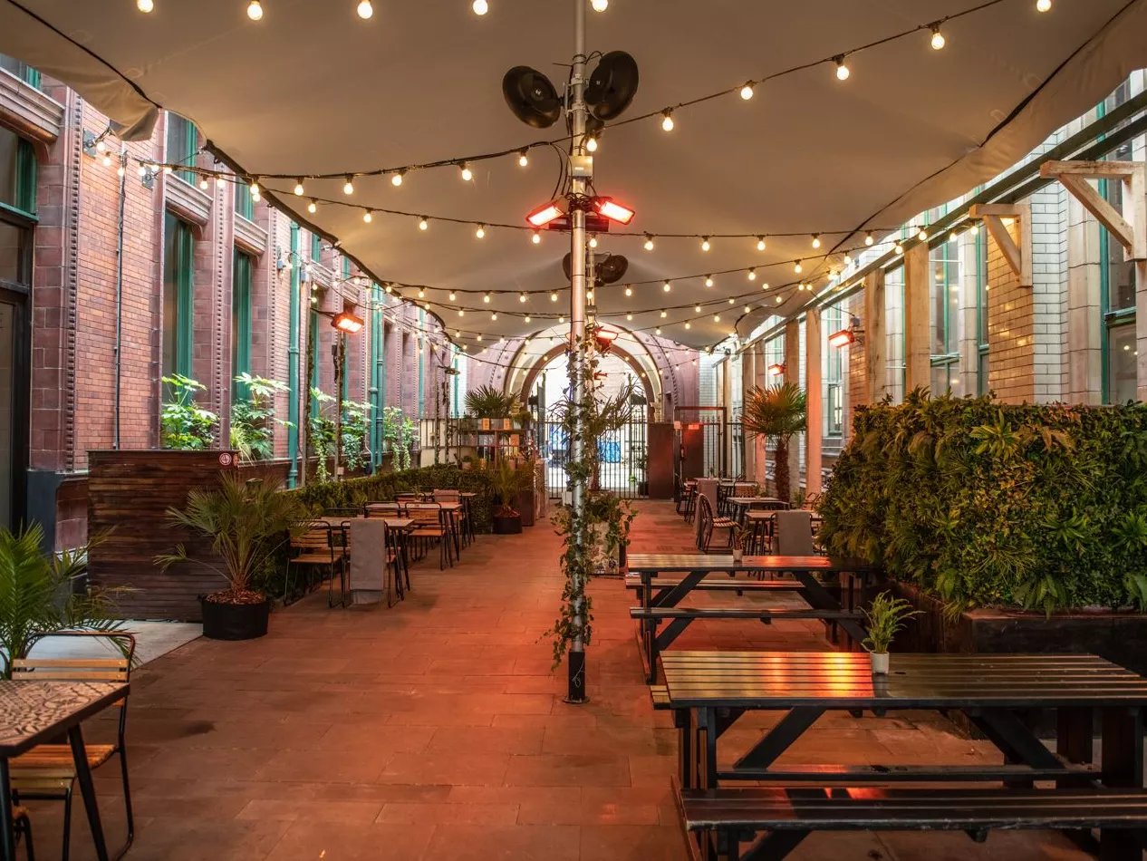 Kimpton Clocktower Hotel, the refuge dining room