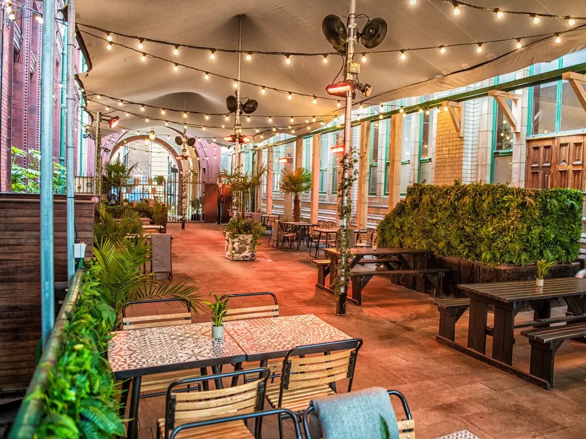 Kimpton Clocktower Hotel, the refuge dining room