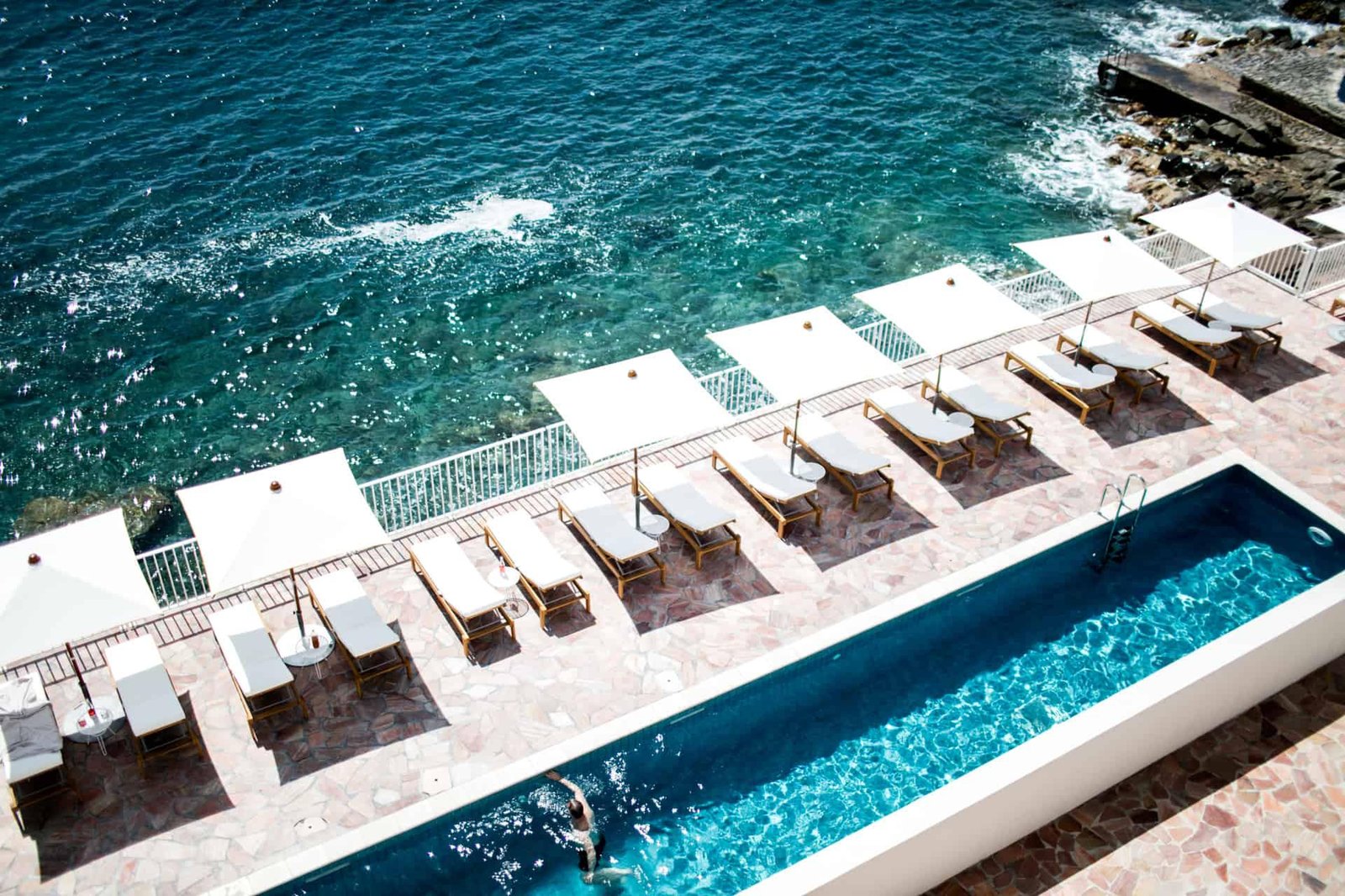 Les Roches Rouges Hotel, Saint Raphaël, Beaumier, the pool