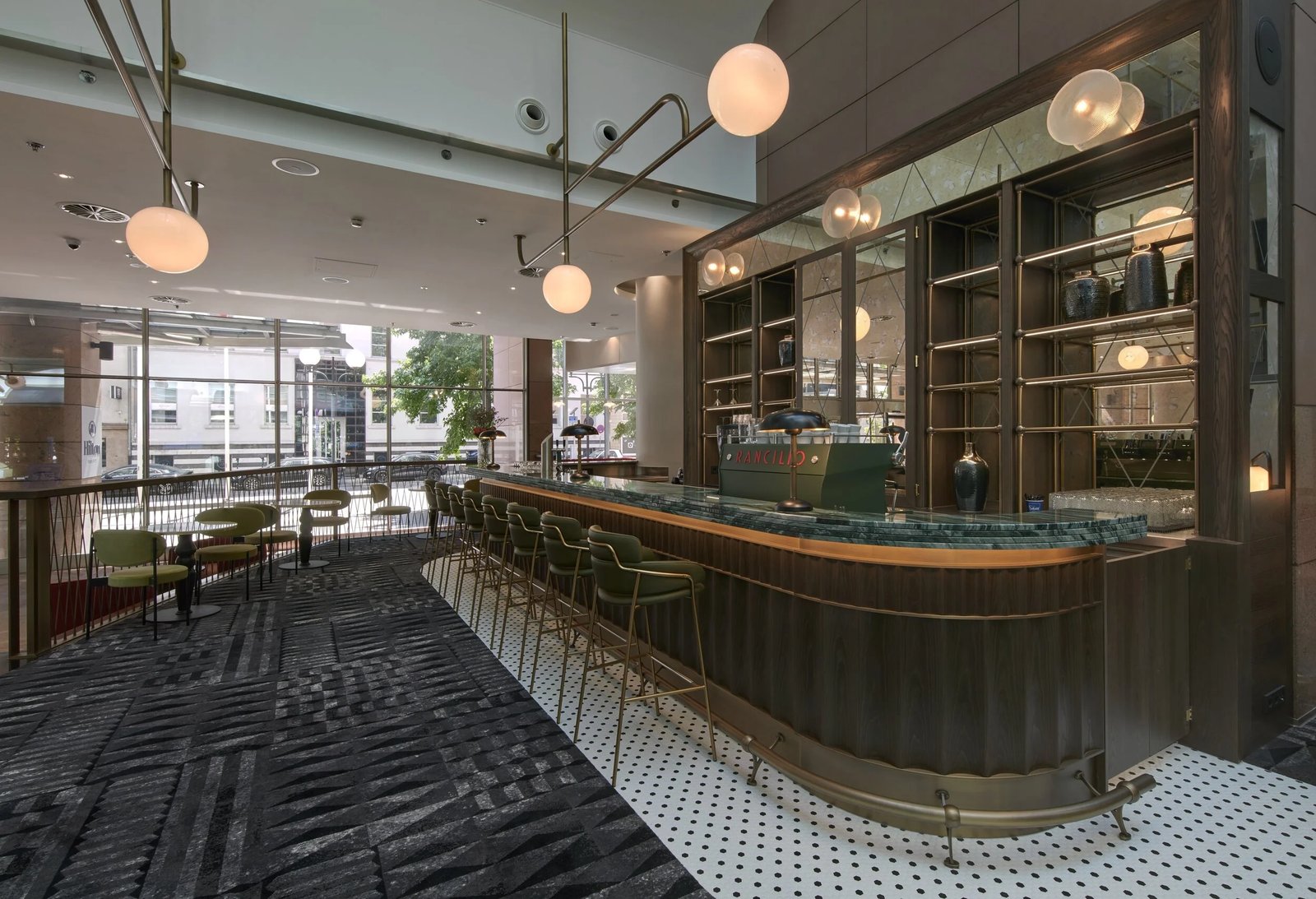 Hilton Frankfurt City Centre, hudson yards lounge, bar & dining