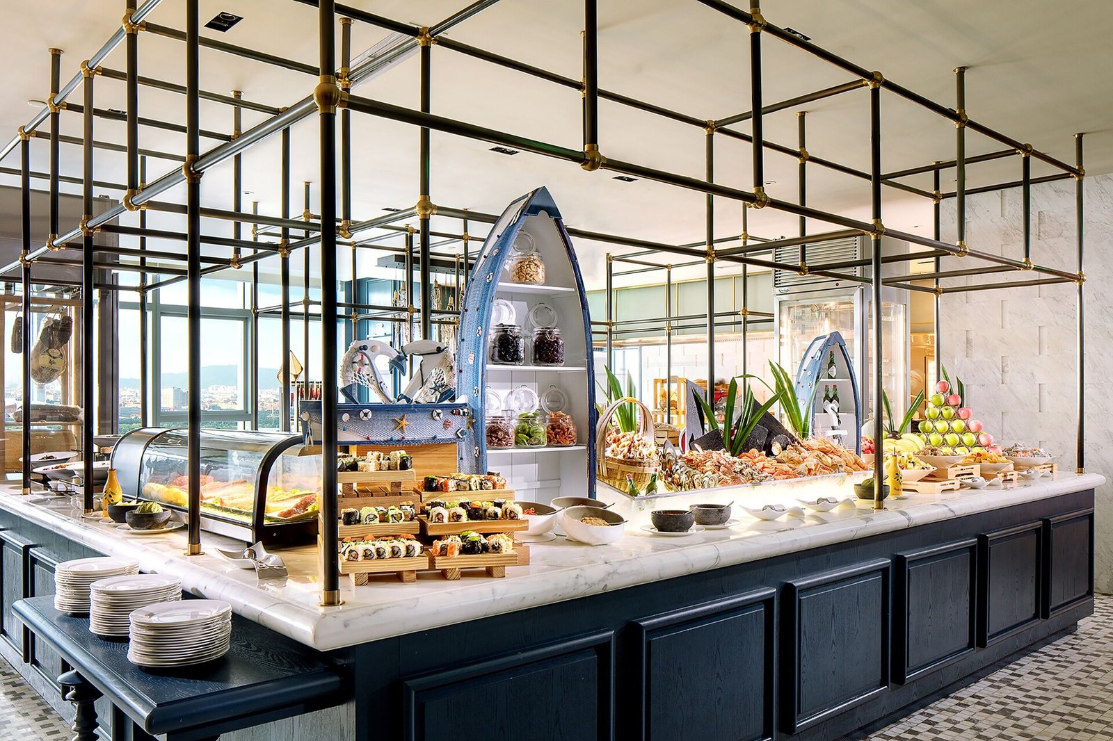 Sofitel Foshan, at the table