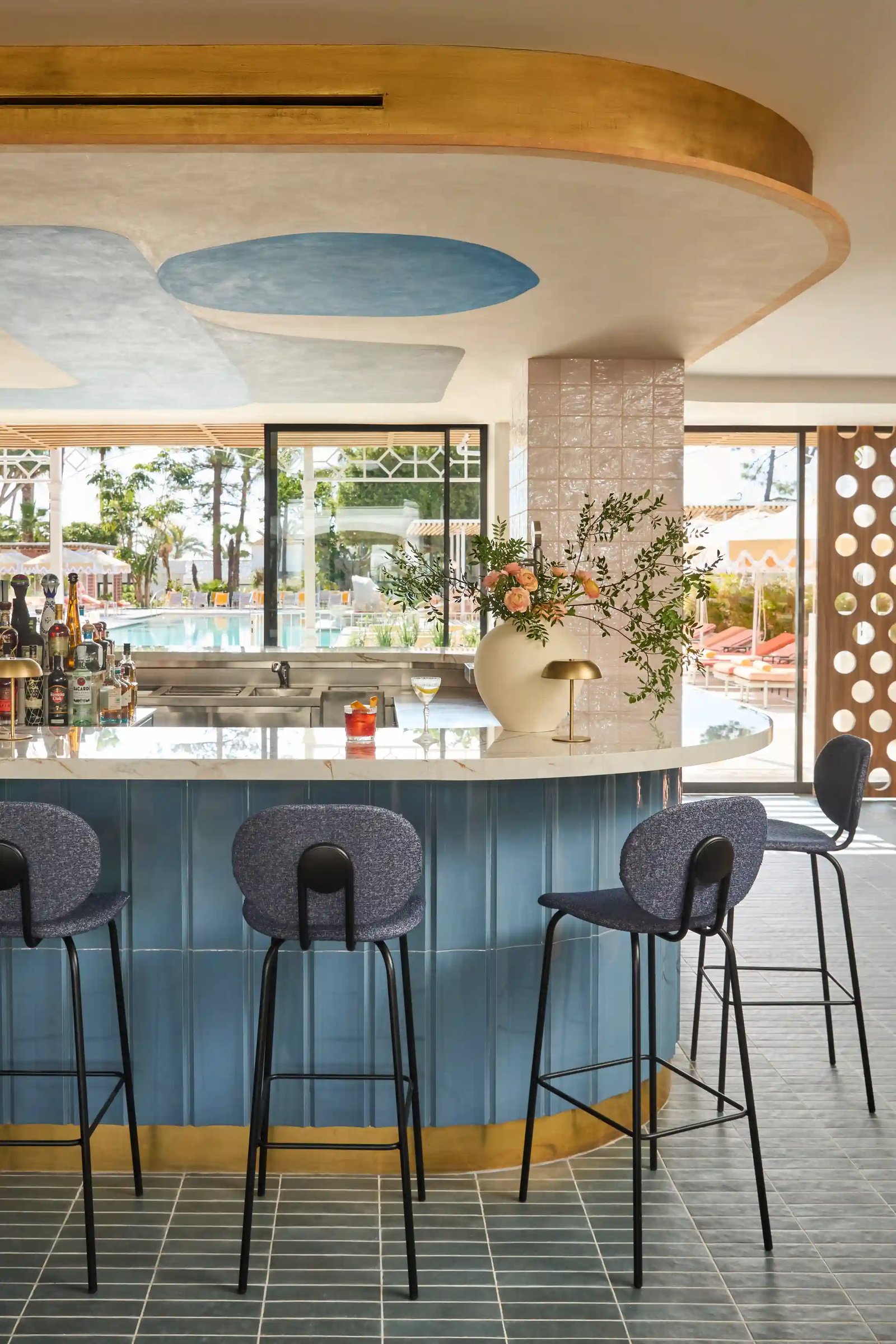 Kimpton Los Monteros Marbella, azul lounge bar