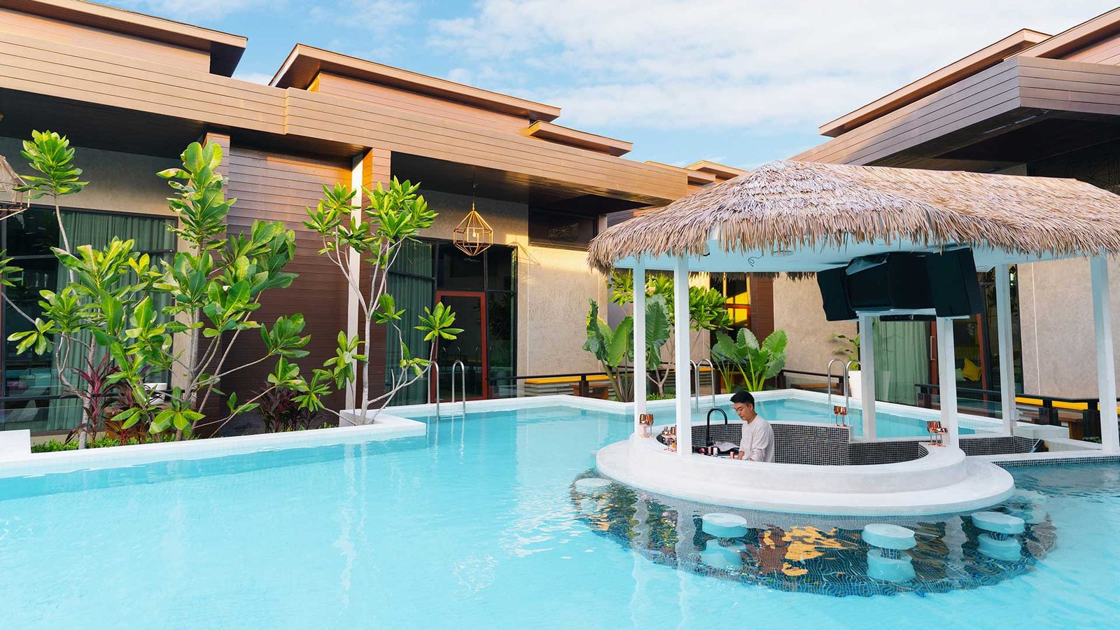 La Miniera Pool Villas Pattaya, at the table