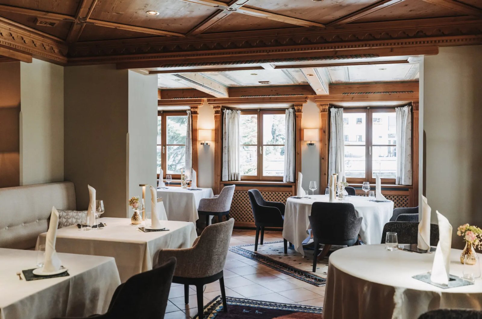 Hotel Arlberg Lech, at the table