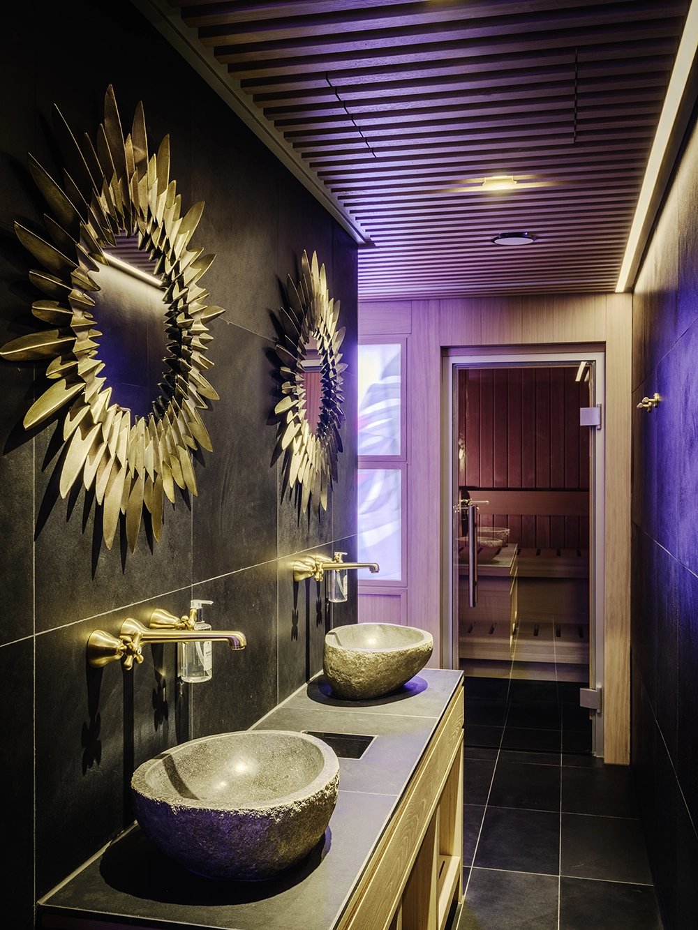 LUME Boutique Hotel, the sauna and gym