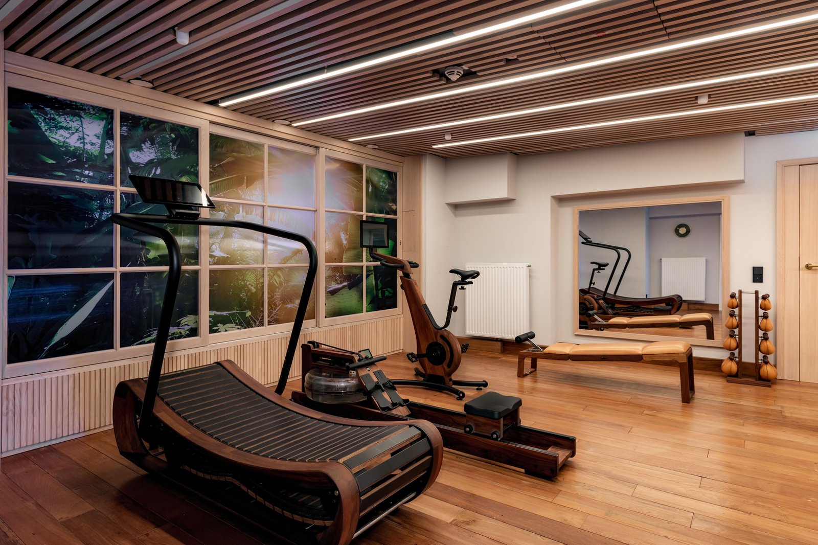 LUME Boutique Hotel, the sauna and gym