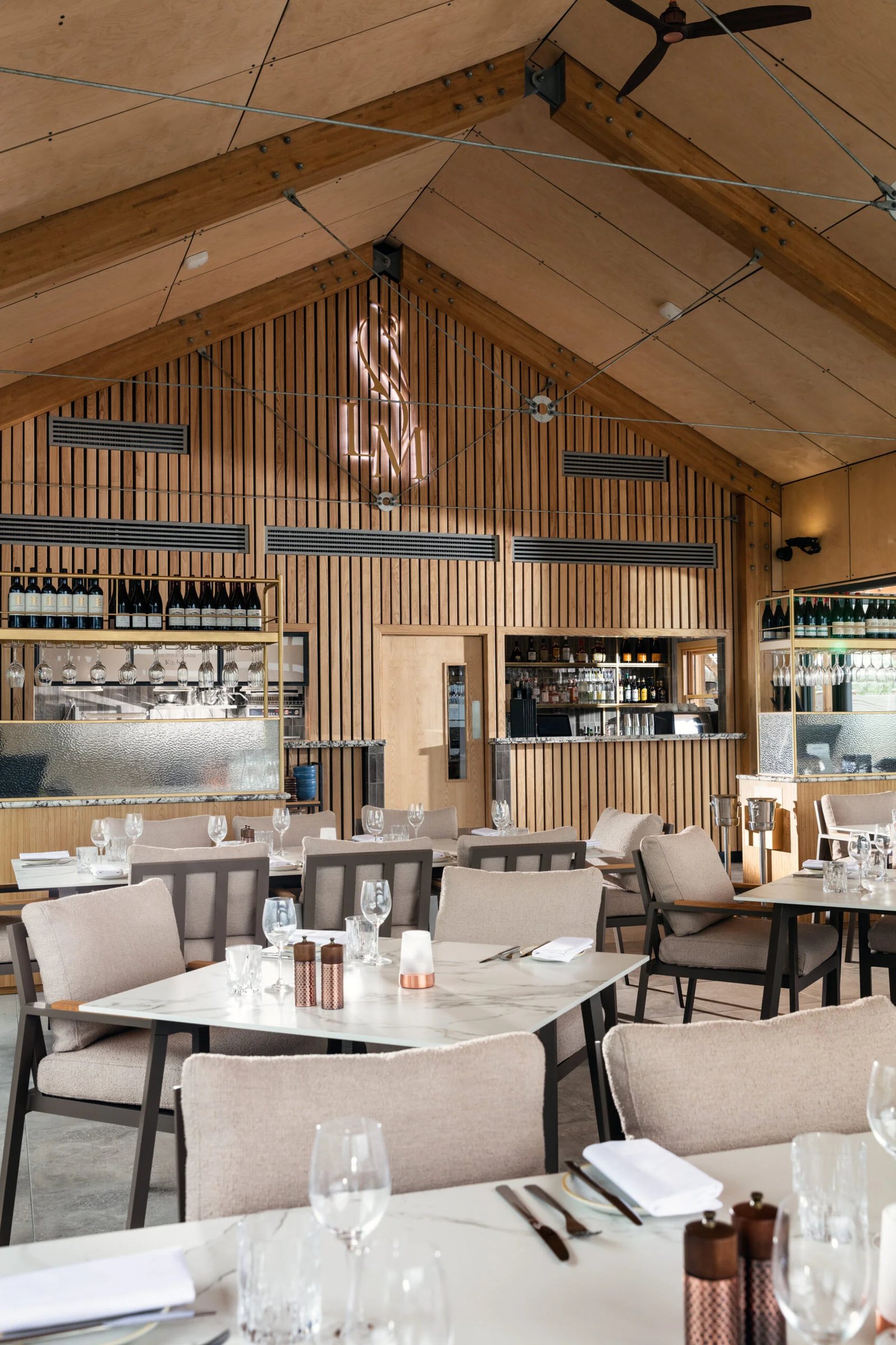 Lympstone Manor, pool house restaurant & bar