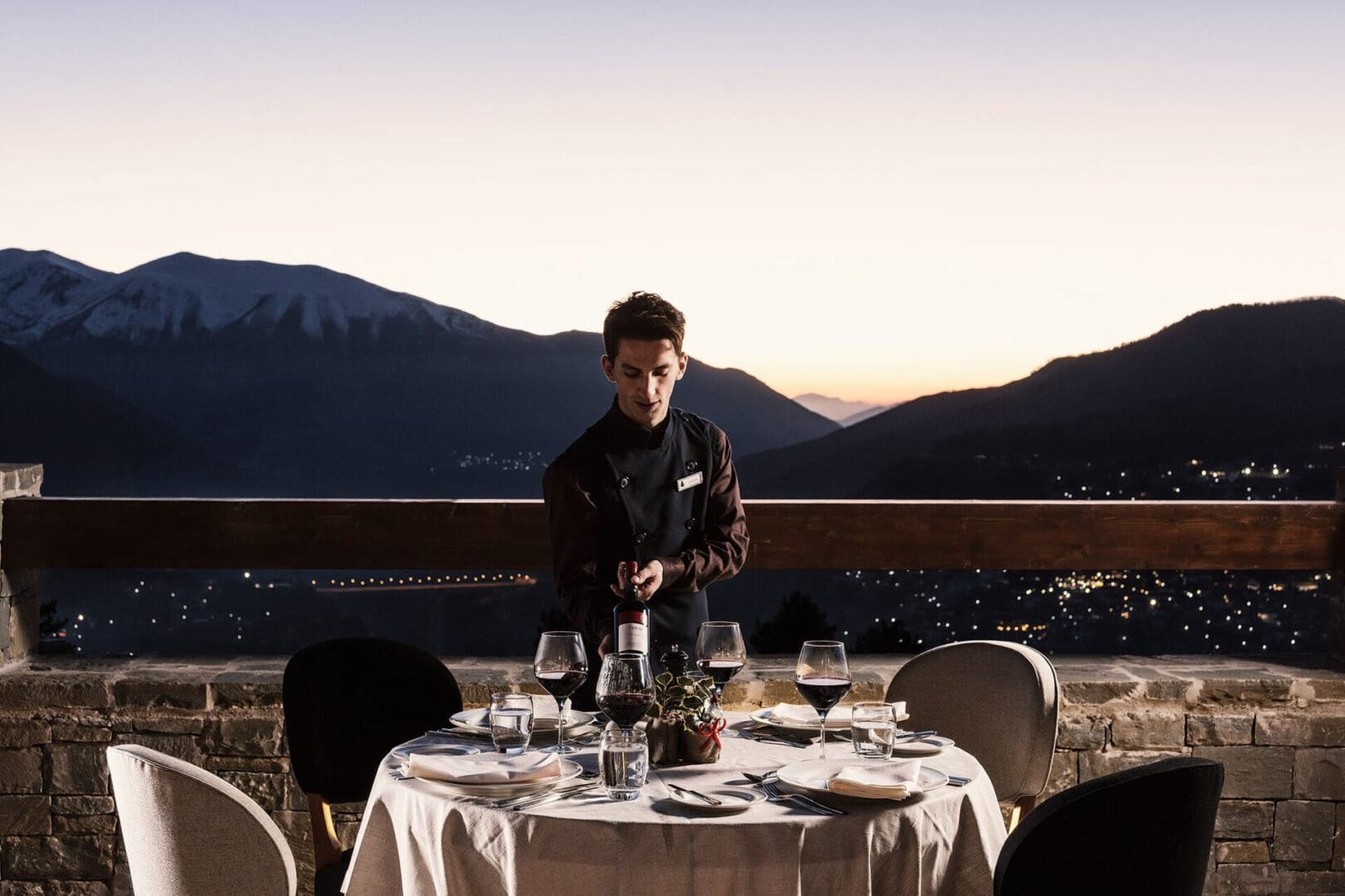 Grand Forest Metsovo, at the table