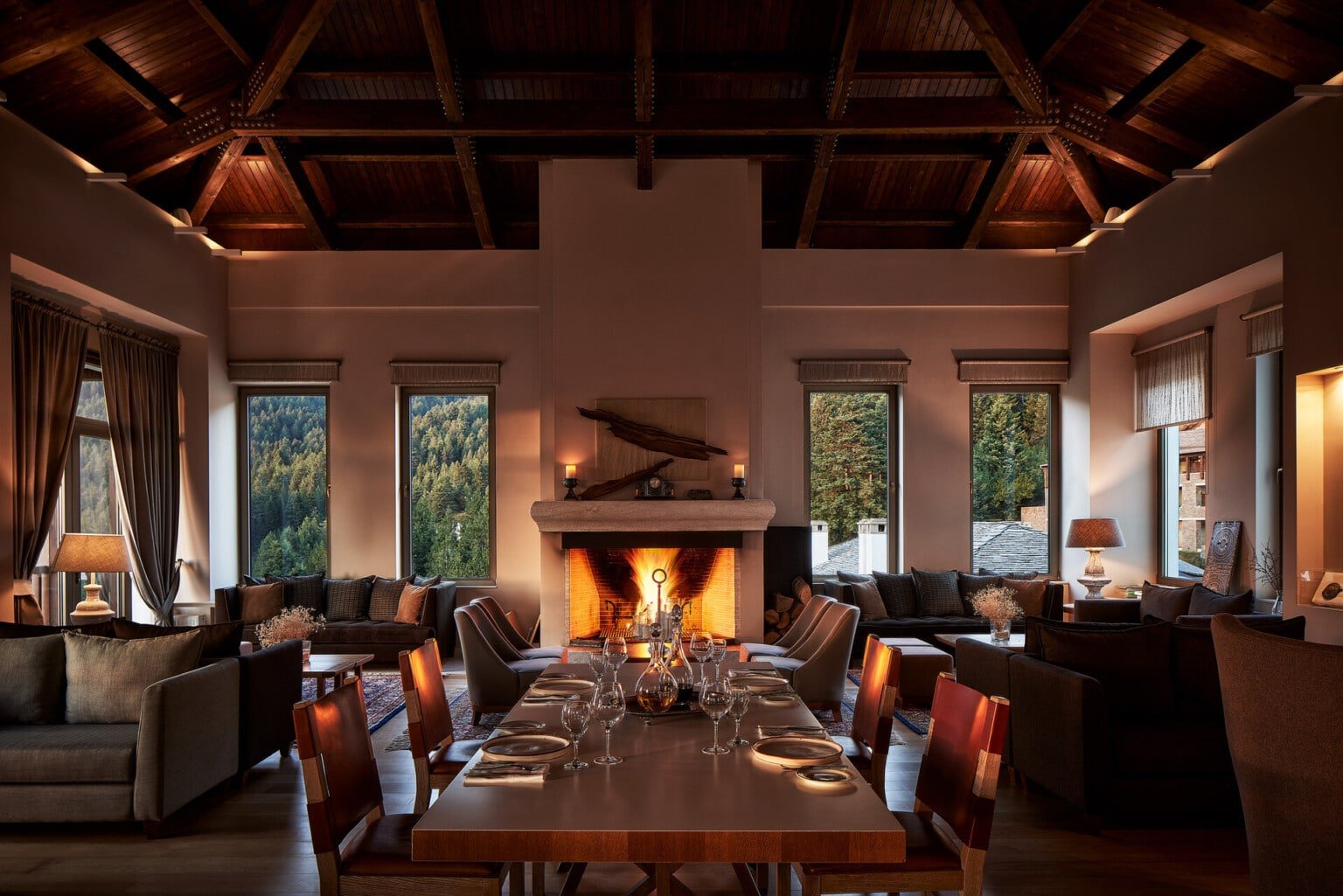 Grand Forest Metsovo, at the table