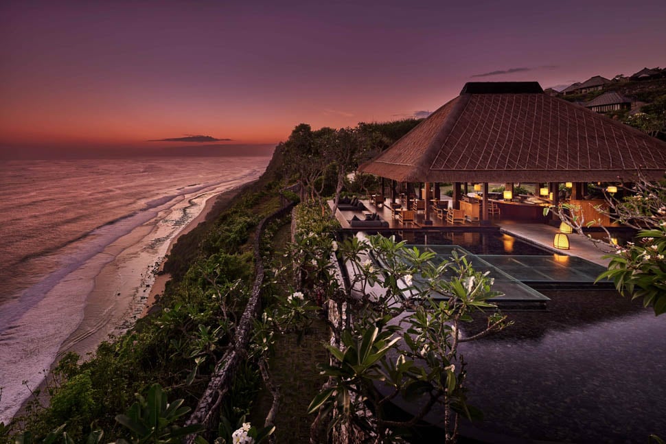Bvlgari Resort Bali, at the table