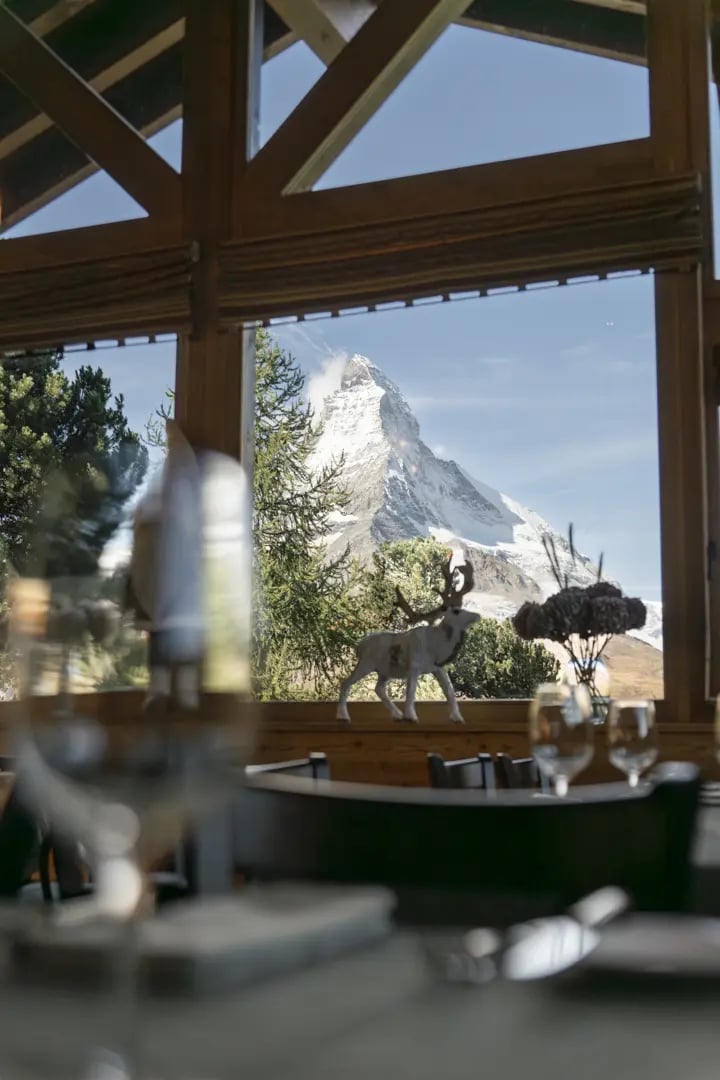 Riffelalp Resort 2222 m, at the table
