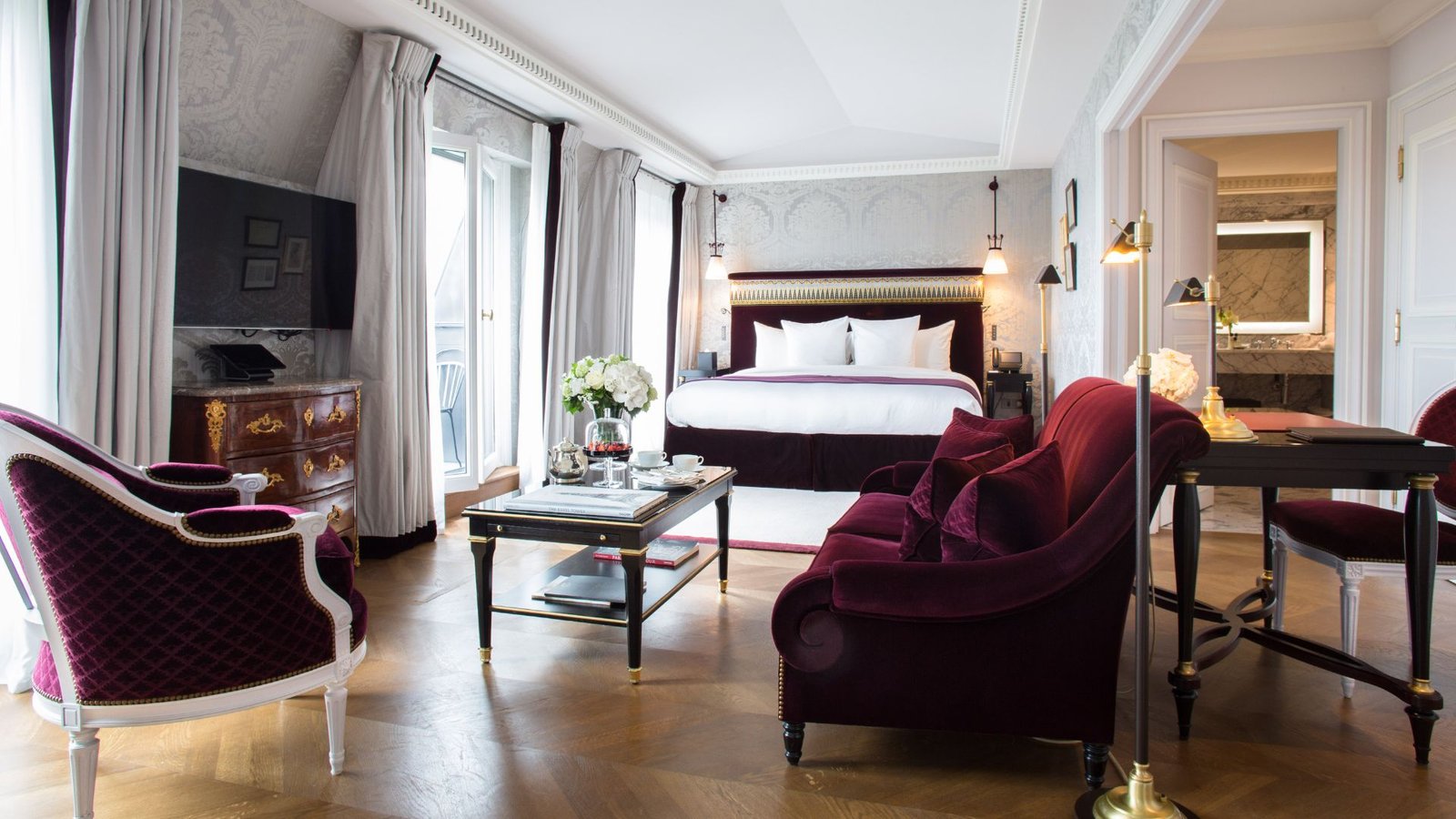 La Réserve Paris Hotel and Spa — rooms