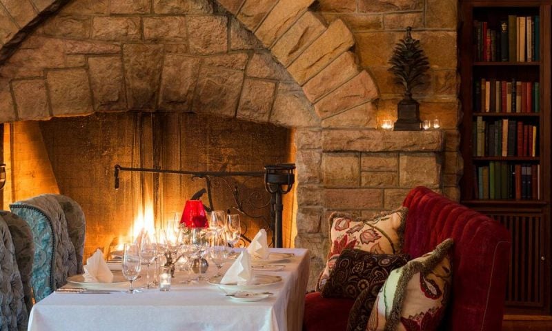 The Lodge at Glendorn, main lodge dining room