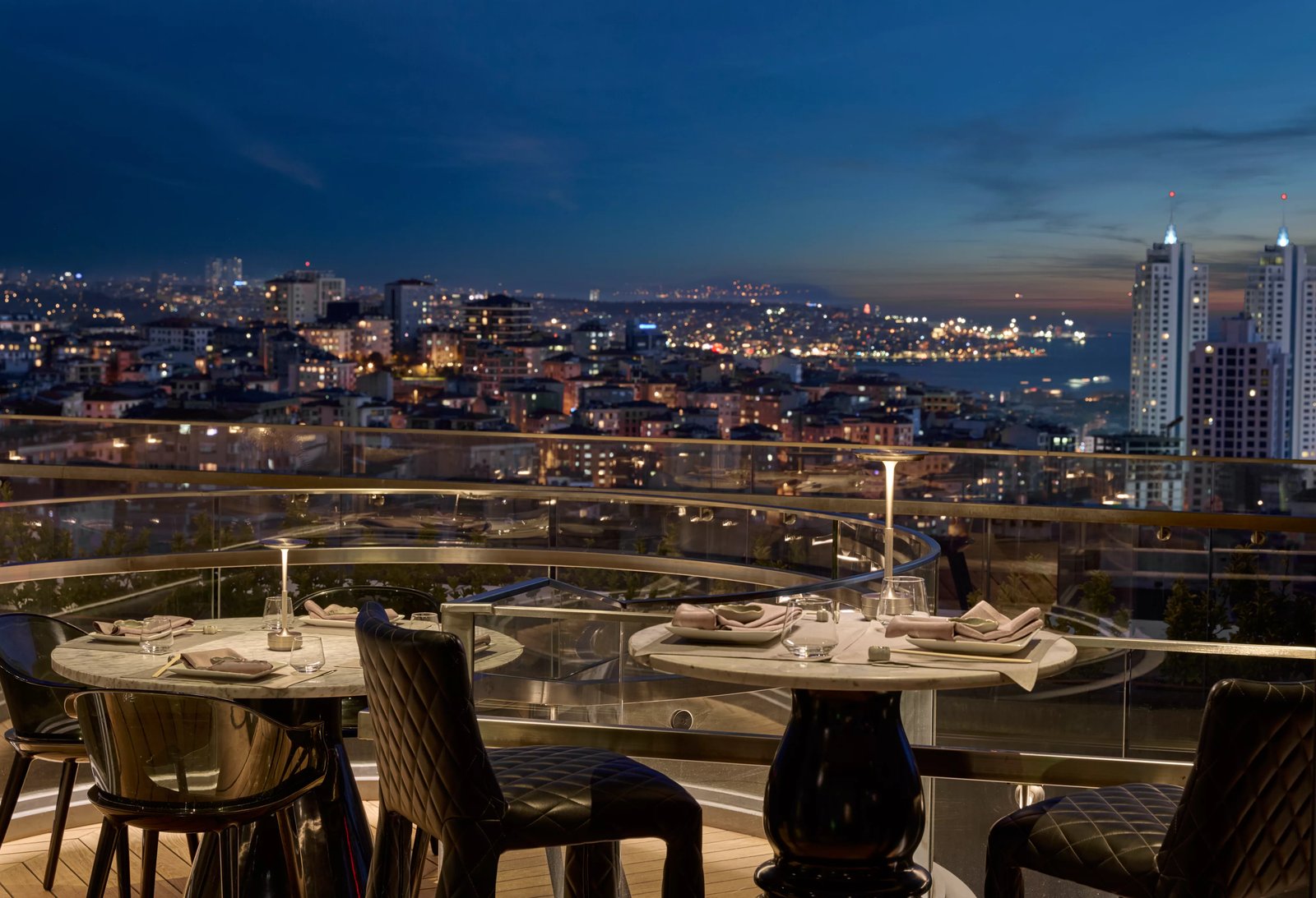 Fairmont Quasar Istanbul, at the table