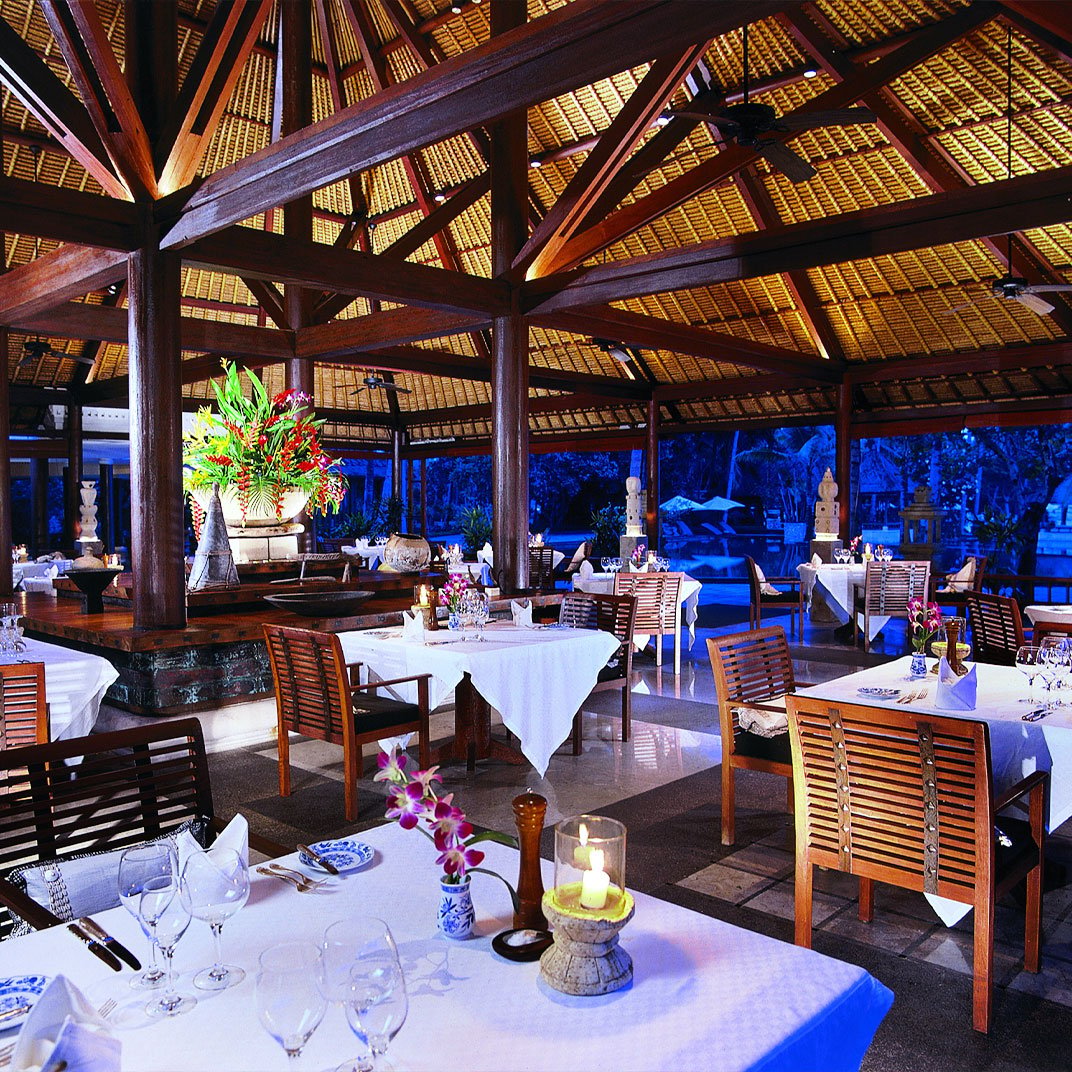 The Oberoi, Lombok, lumbung restaurant