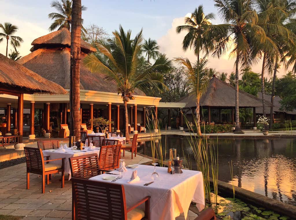 The Oberoi, Lombok, lumbung restaurant