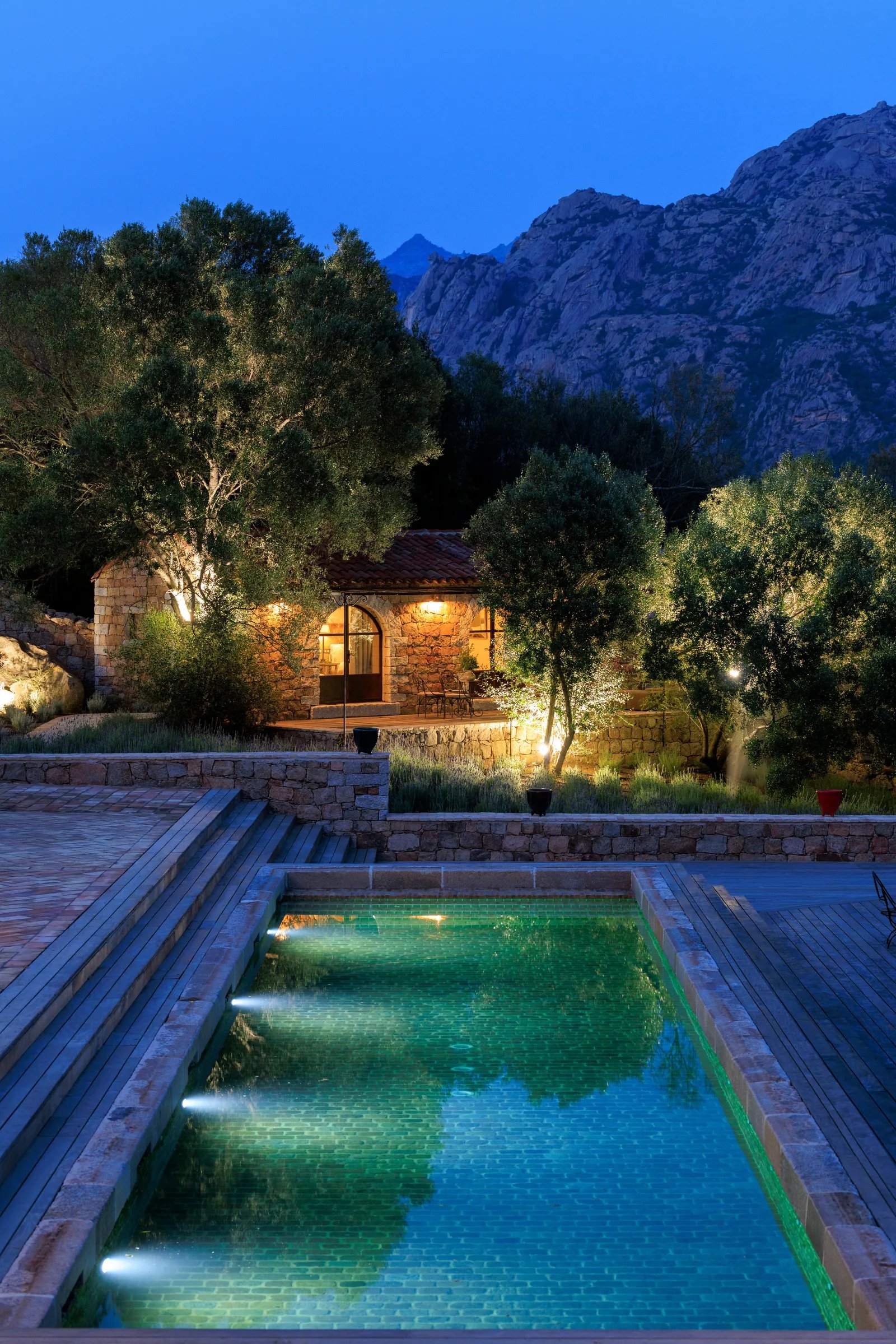 A Mandria di Murtoli, the pool