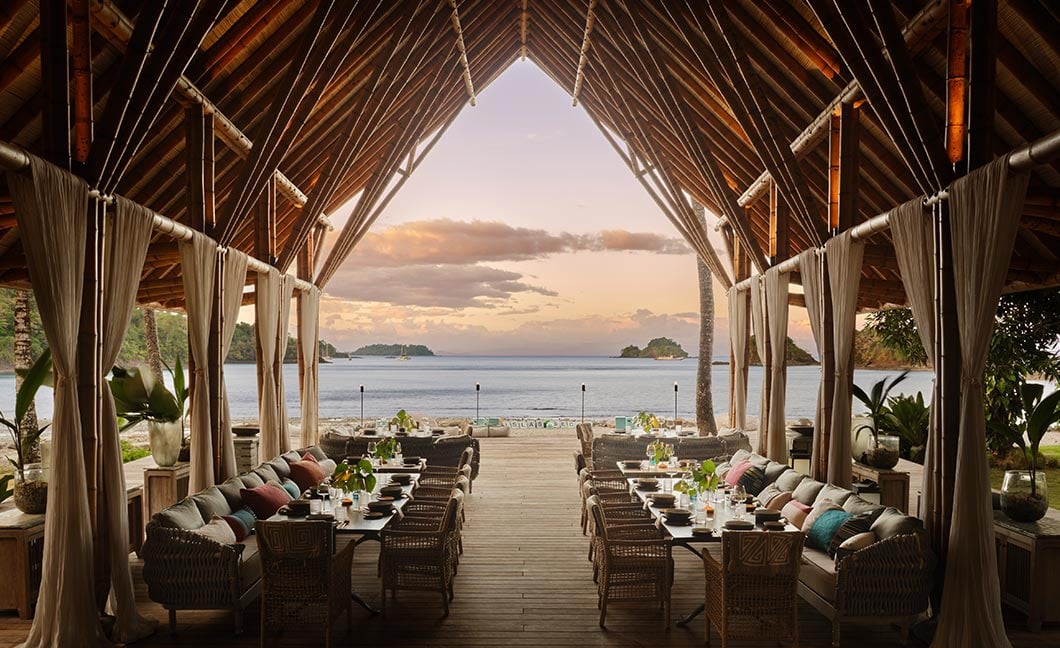 Islas Secas Resort, eat & drink