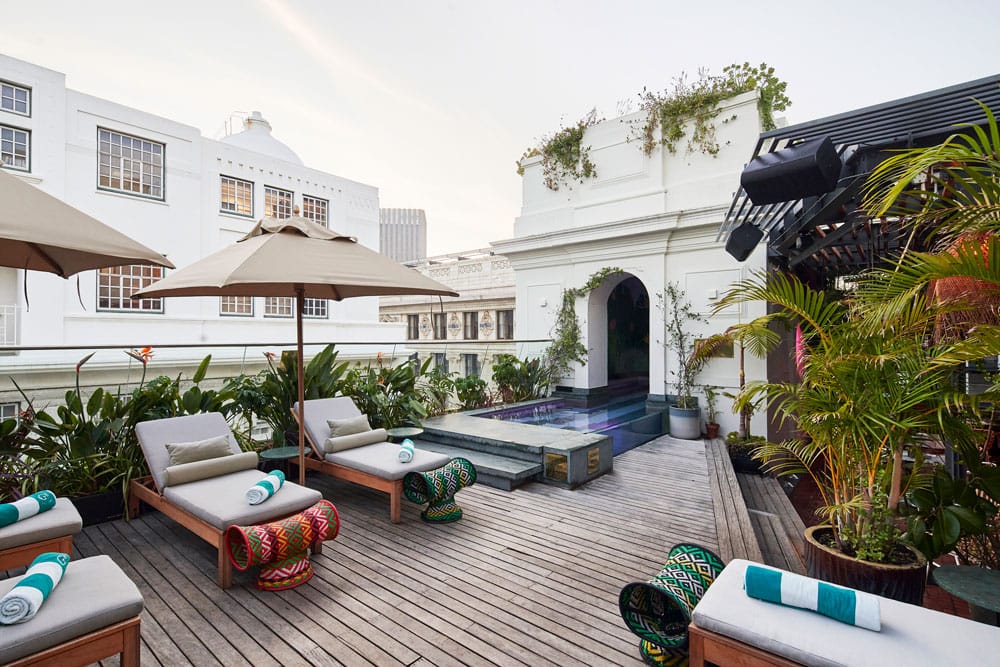 Gorgeous George Hotel, the pool