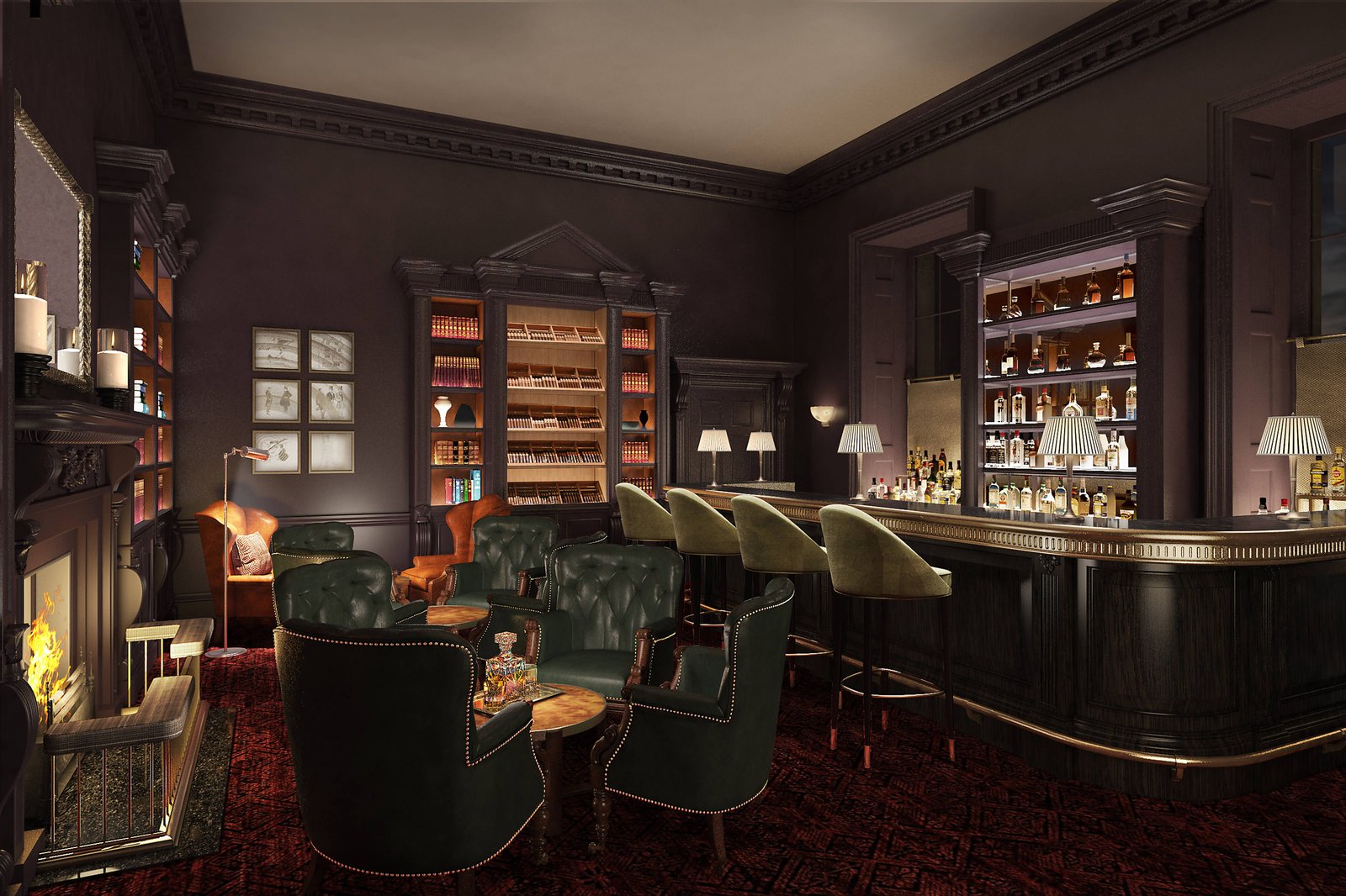 The Langley, a Luxury Collection Hotel, Buckinghamshire, churchill bar