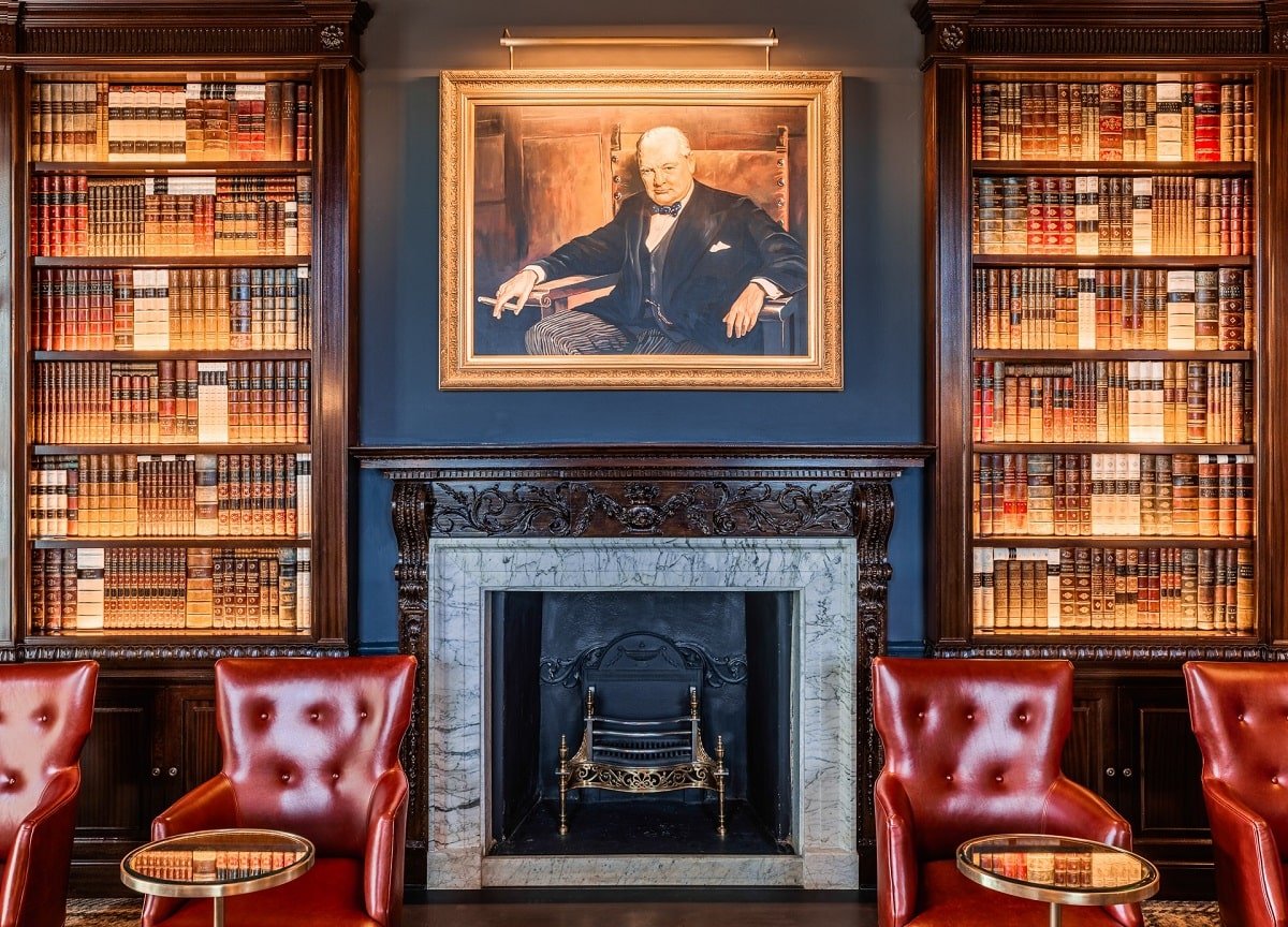 The Langley, a Luxury Collection Hotel, Buckinghamshire, churchill bar