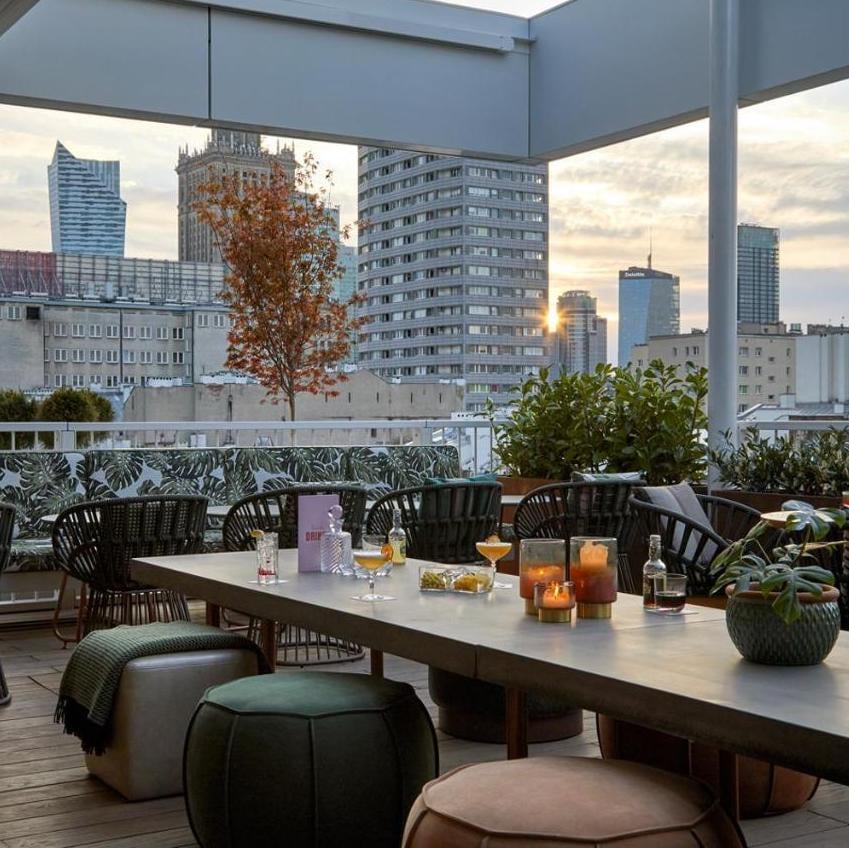 PURO Hotel Warszawa Centrum, loreta bar & rooftop terrace