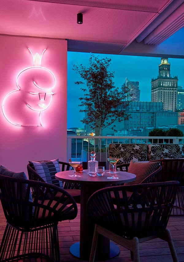 PURO Hotel Warszawa Centrum, loreta bar & rooftop terrace