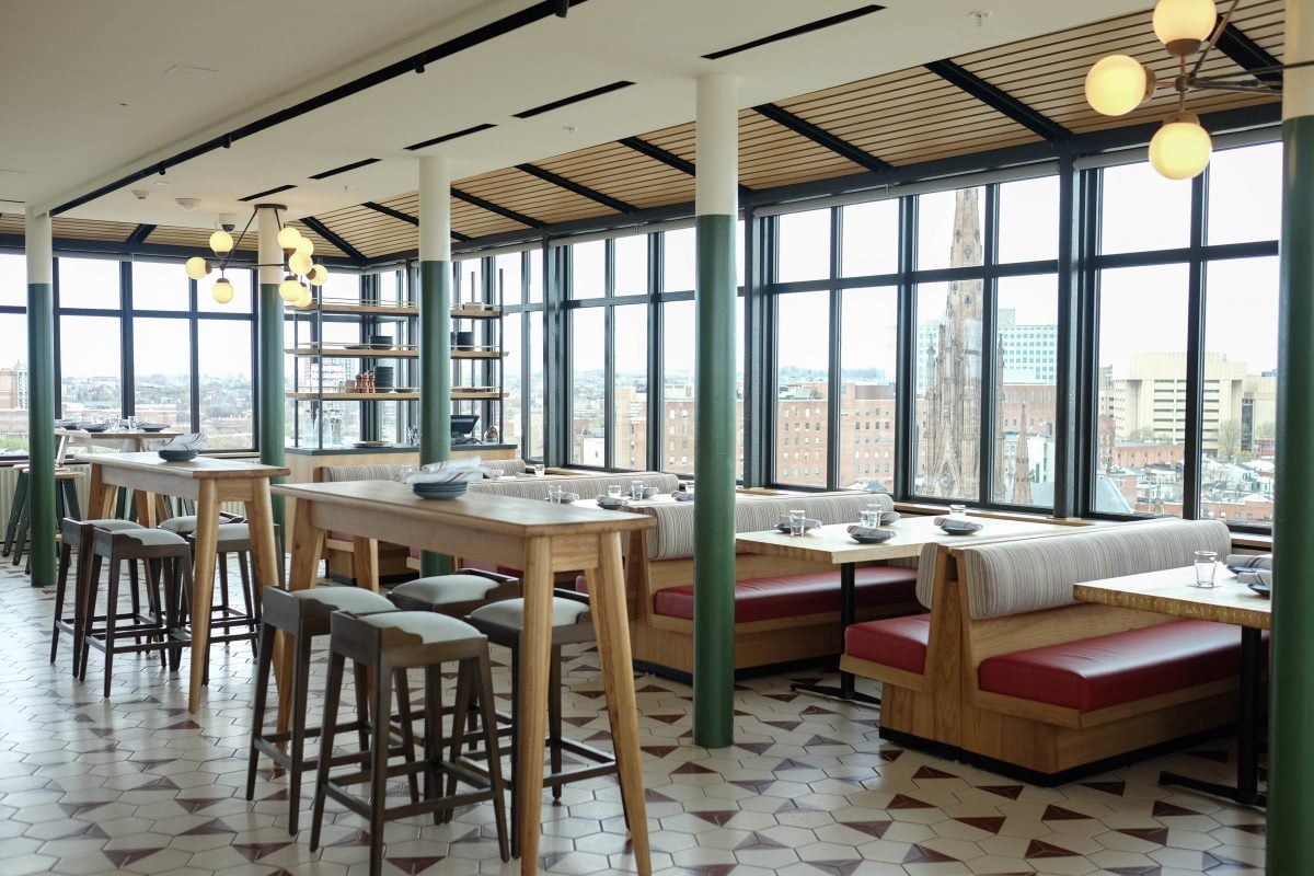 Hotel Revival Baltimore, topside