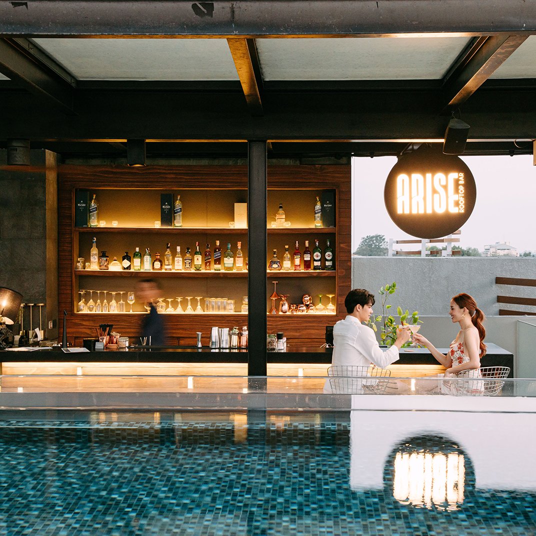 AMANOR Hotel Chiang Mai, arise rooftop bar