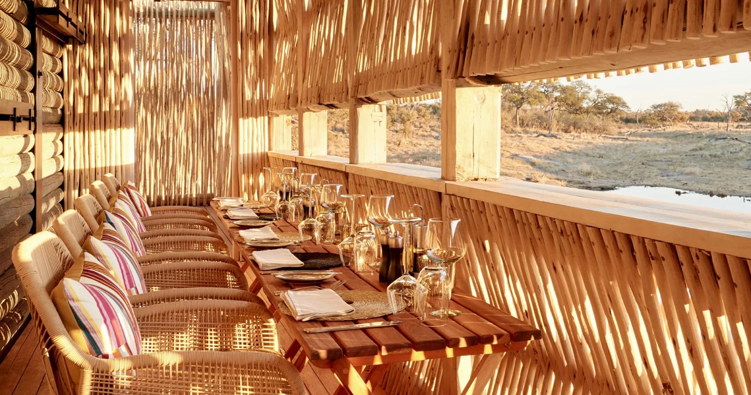 Savute Elephant Lodge, eat & drink