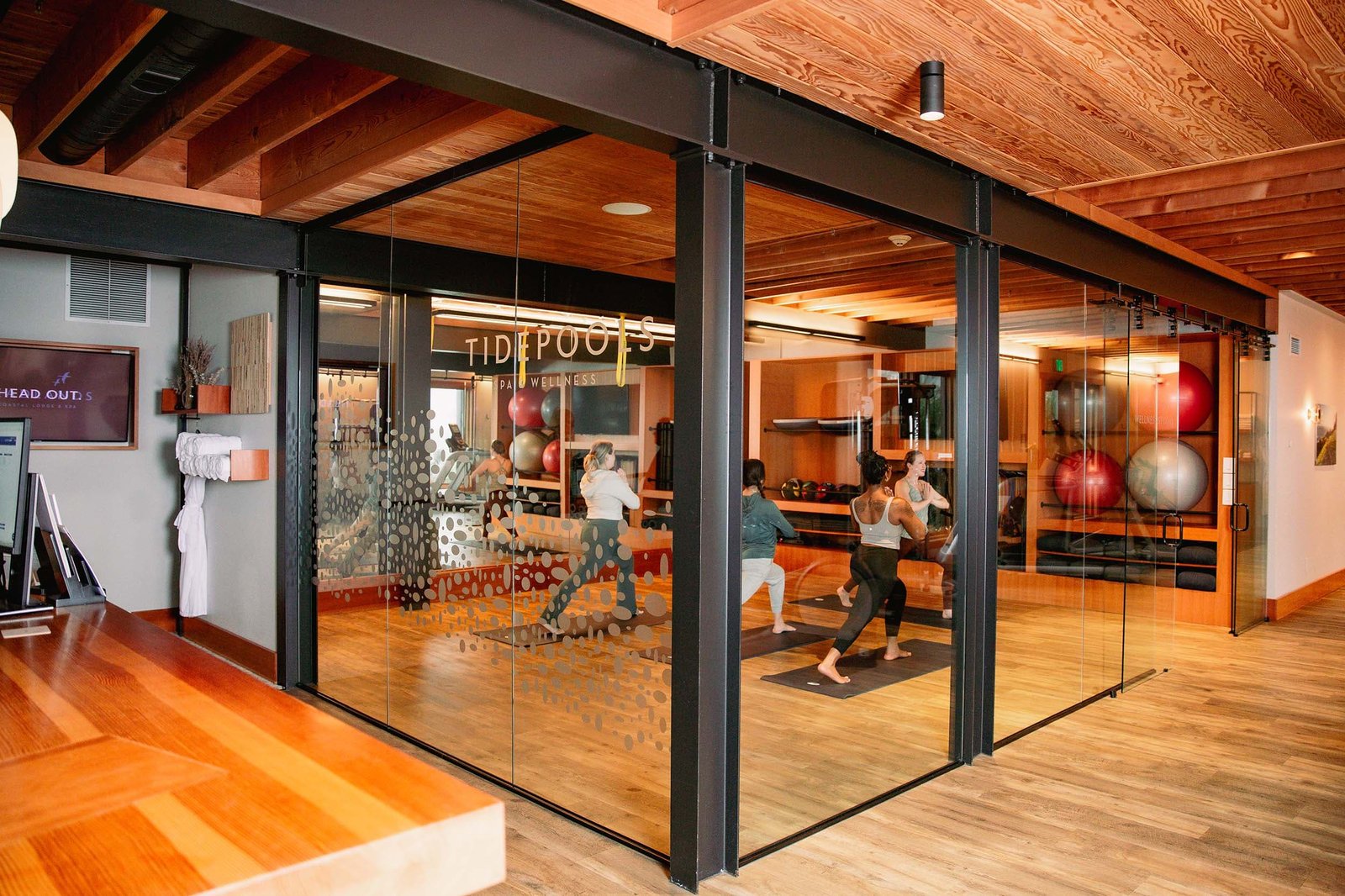 Headlands Coastal Lodge & Spa, studio and gym