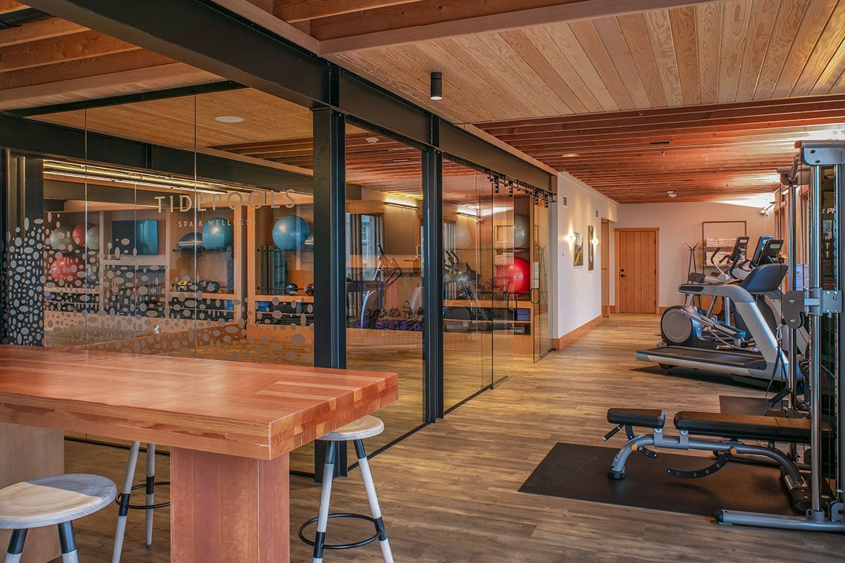 Headlands Coastal Lodge & Spa, studio and gym