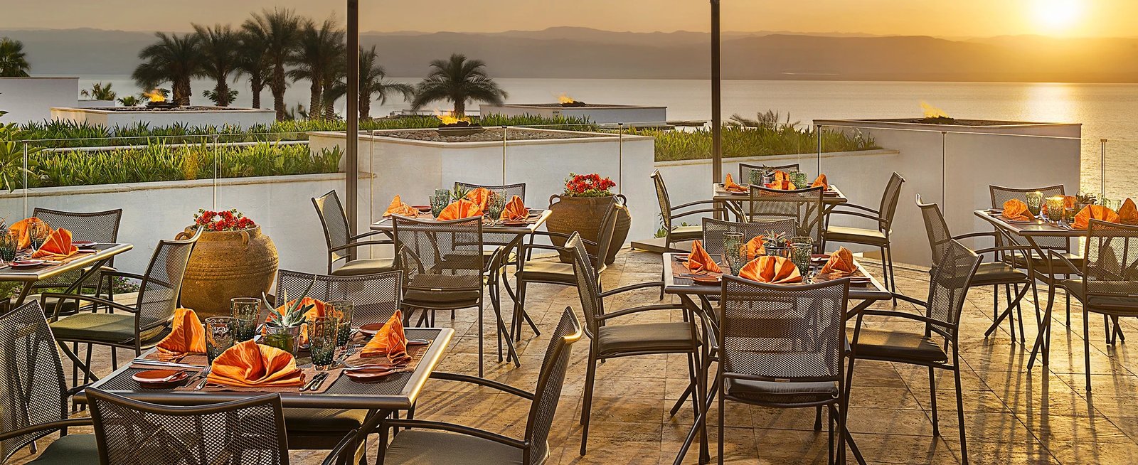 Hilton Dead Sea Resort & Spa, at the table
