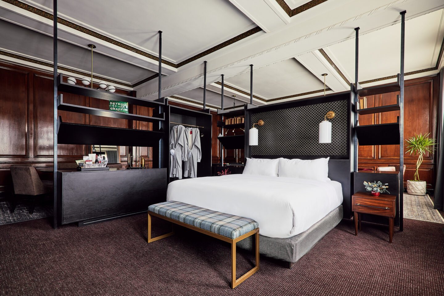 Detroit Foundation Hotel, rooms