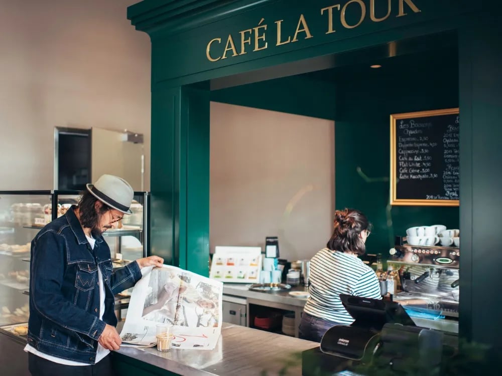 25hours Hotel Das Tour, café la tour