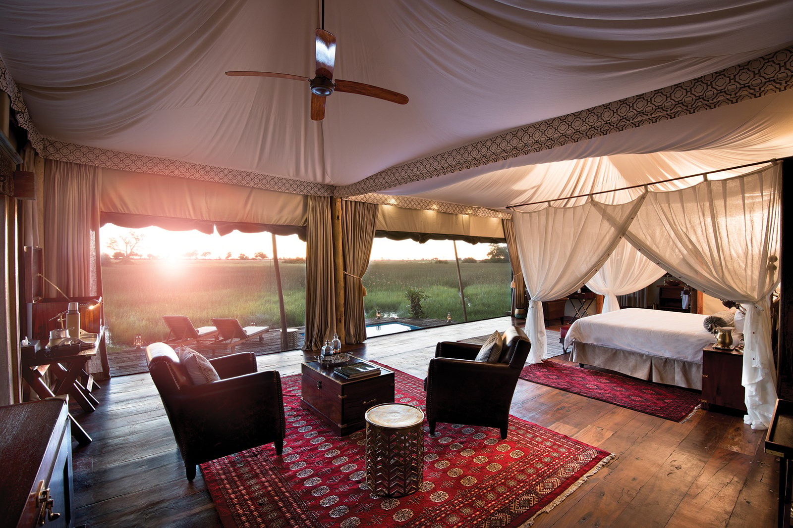 Duba Plains Camp, rooms