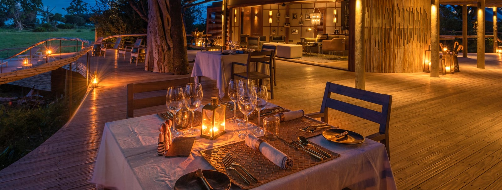 Little Mombo Camp, eat & drink