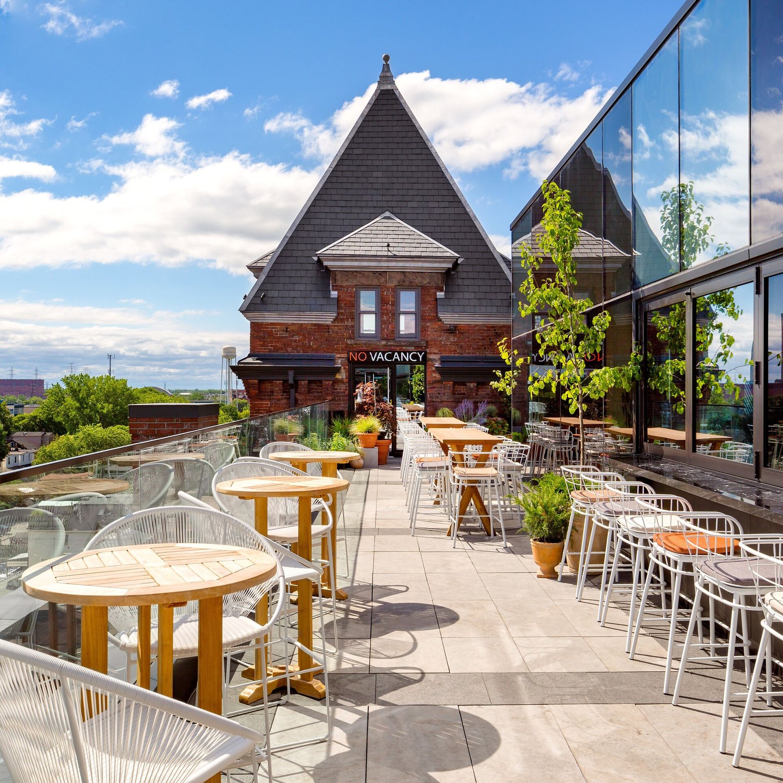 The Broadview Hotel, the rooftop