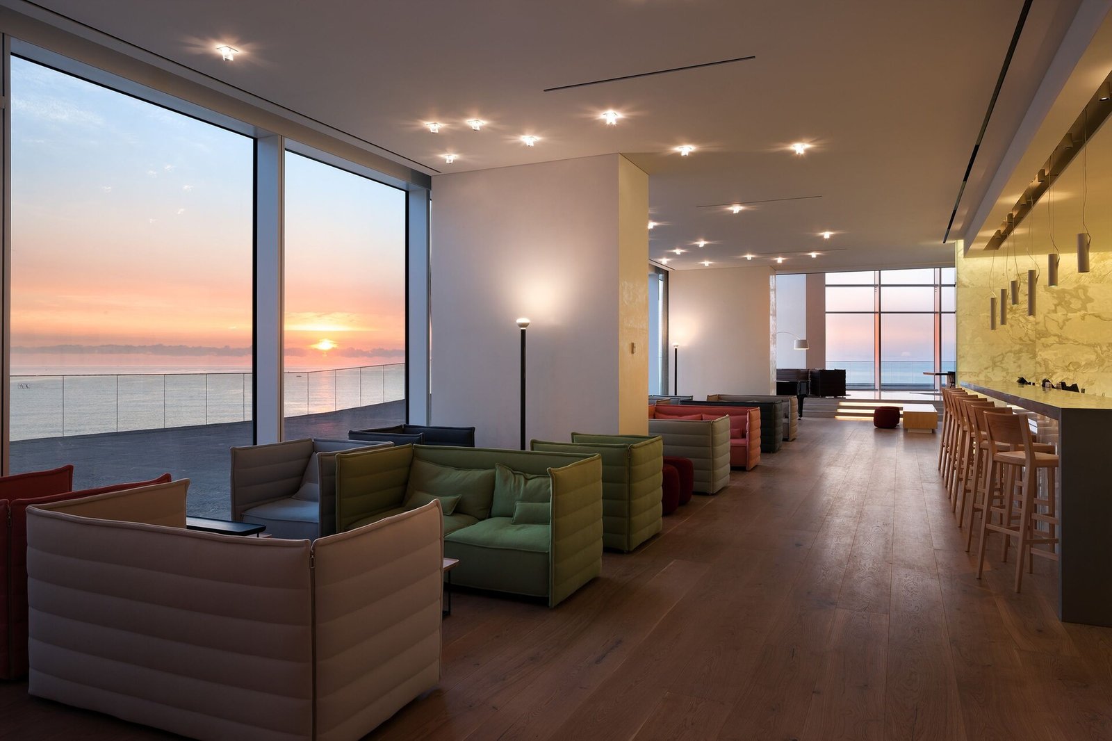 SEAMARQ Hotel, at the table