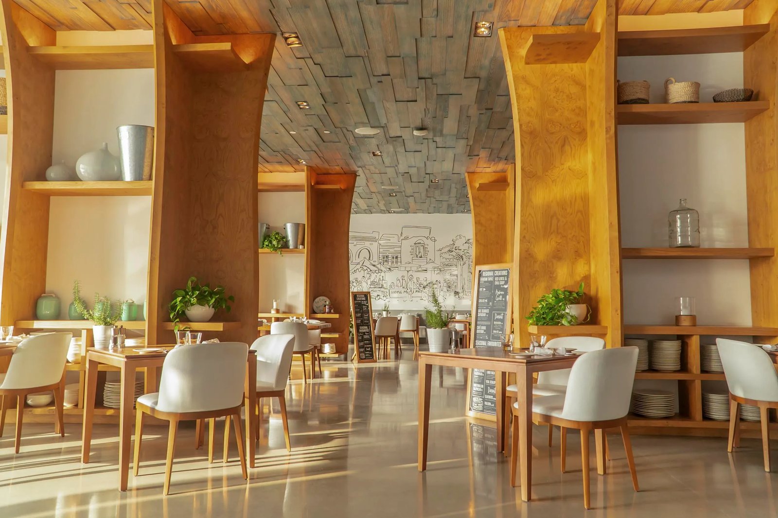Nikki Beach Resort & Spa Dubai, at the table