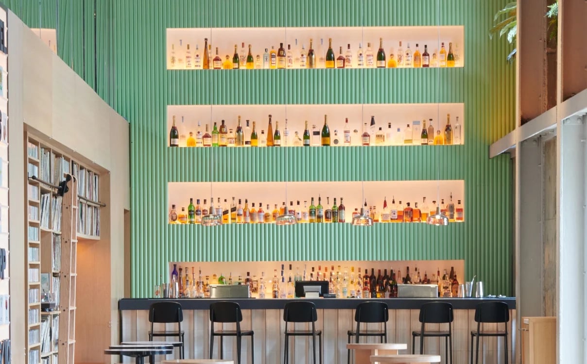 The Asbury Hotel, at the table