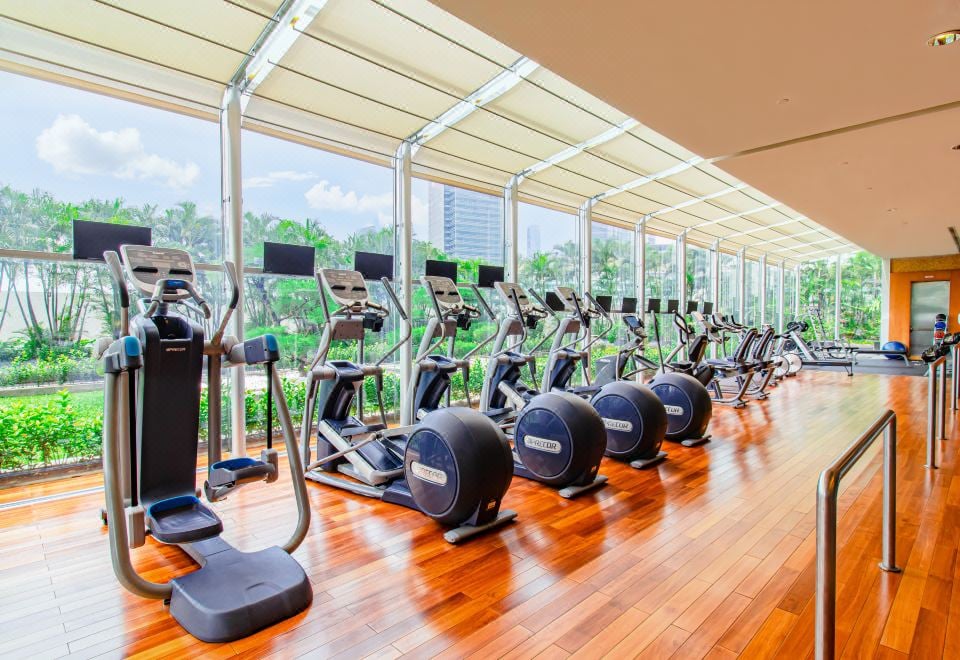 Keraton at The Plaza - The Unbound Collection by Hyatt, the gym and tennis courts