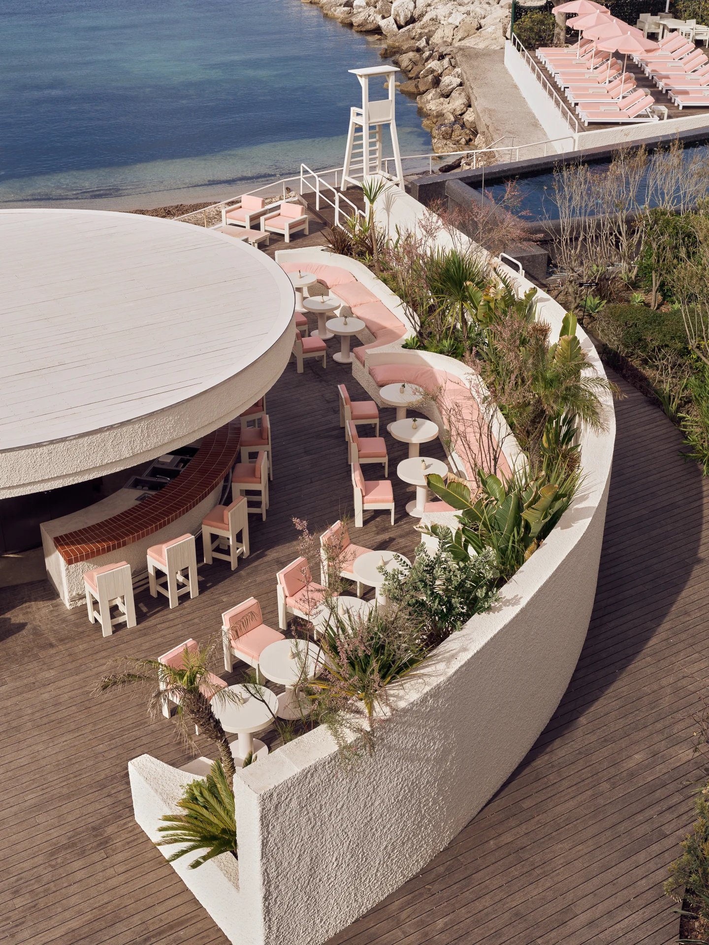 Cap d'Antibes Beach Hotel, baba beach bar