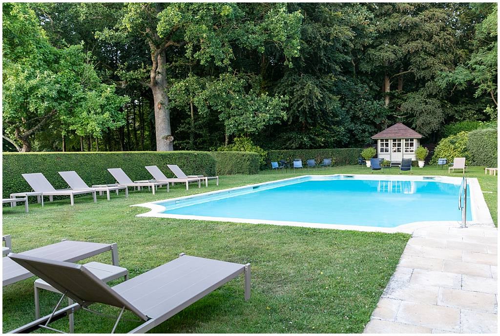 Château d'Audrieu, the pool